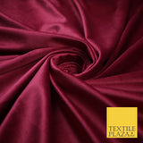 17 COLOURS - LUXURY Plush Plain Stretch Velvet Velour Fabric Material Craft 59"