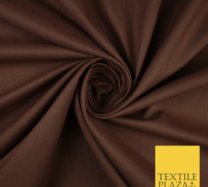 30 COLOURS - Plain Smooth Cotton Square Soft Fabric Dress Material Decor 56"