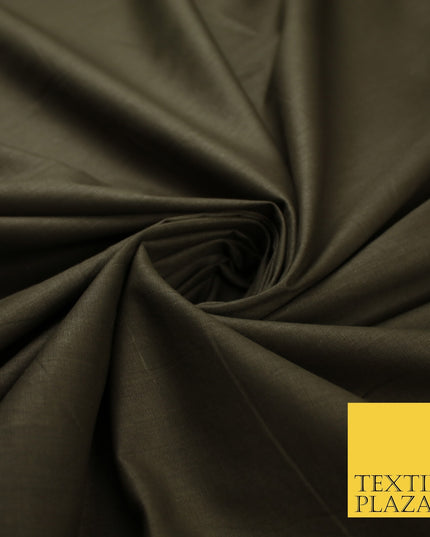 30 COLOURS - Plain Smooth Cotton Square Soft Fabric Dress Material Decor 56"