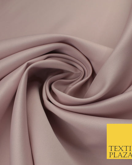 46 COLOURS Premium Plain Smooth Heavy Matt Duchess Bridal Satin Fabric Dress 60"