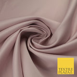 46 COLOURS Premium Plain Smooth Heavy Matt Duchess Bridal Satin Fabric Dress 60"