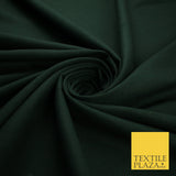 OVER 20 COLOURS - Plain Soft LINEN LOOK 100% Polyester Fabric Dress Craft 54"