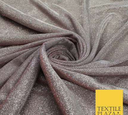 OVER 20 COLOURS - Sparkly Two Tone Glitter Stretch Shimmer Moonlight Fabric 56"