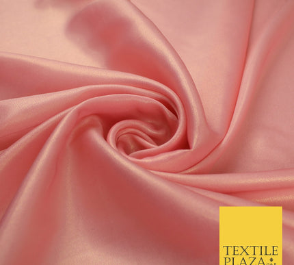 36 COLOURS - Fine Silky Metallic Foil Shimmer Satin Georgette Dress Fabric Drape