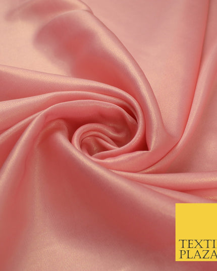 36 COLOURS - Fine Silky Metallic Foil Shimmer Satin Georgette Dress Fabric Drape