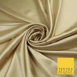 OVER 30 COLOURS Fine Silky Smooth Liquid Sateen Satin Dress Fabric Drape Lining