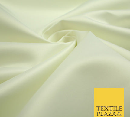 46 COLOURS Premium Plain Smooth Heavy Matt Duchess Bridal Satin Fabric Dress 60"