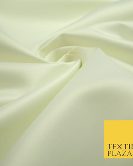 46 COLOURS Premium Plain Smooth Heavy Matt Duchess Bridal Satin Fabric Dress 60"