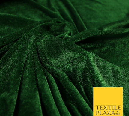 OVER 25 COLOURS Soft Plain Stretch Velvet Velour Fabric Material Dress Craft 58"