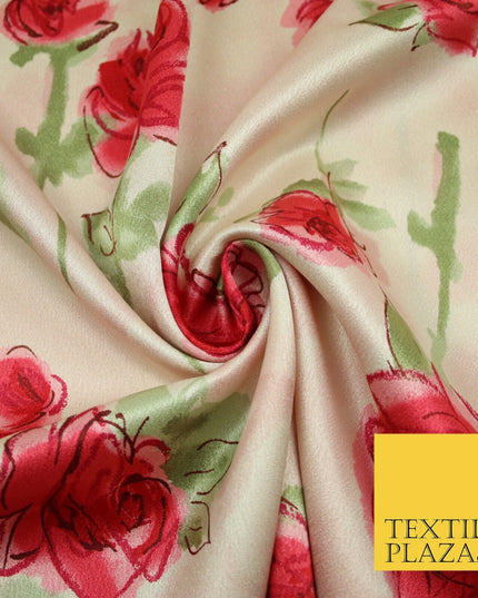 Mix Floral Animal Abstract Printed Fine Crepe Polyester Summer Dress Fabric 58"