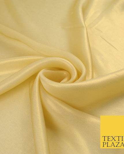 36 COLOURS - Fine Silky Metallic Foil Shimmer Satin Georgette Dress Fabric Drape