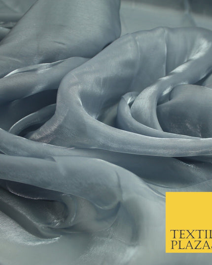 22 COLOURS - Soft Crystal Organza Shimmer Sheer Voile Draping Veil Dress Fabric