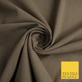 OVER 20 COLOURS - Plain Soft LINEN LOOK 100% Polyester Fabric Dress Craft 54"