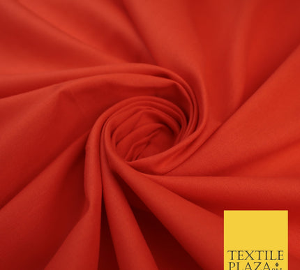 30 COLOURS - Plain Smooth Cotton Square Soft Fabric Dress Material Decor 56"