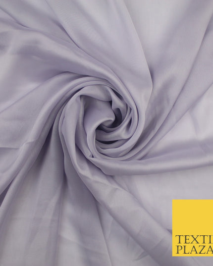 4 COLOURS Semi-Sheer Chiffon Georgette Fabric Bridal Dress Craft 47" Wide