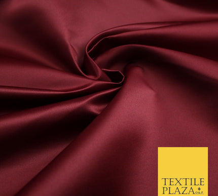 46 COLOURS Premium Plain Smooth Heavy Matt Duchess Bridal Satin Fabric Dress 60"