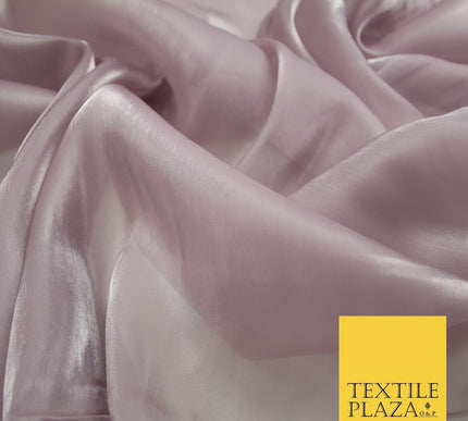 22 COLOURS - Soft Crystal Organza Shimmer Sheer Voile Draping Veil Dress Fabric