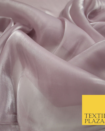 22 COLOURS - Soft Crystal Organza Shimmer Sheer Voile Draping Veil Dress Fabric