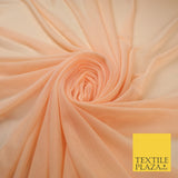 12 COLOURS Soft Power Mesh 4 Way Stretch Net Dress Dance Lingerie Fabric 58"