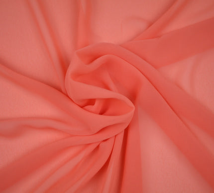 OVER 25 COLOURS Premium Plain Dyed Chiffon Fine Soft Georgette Dress Sari Fabric