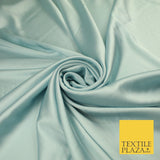 OVER 30 COLOURS Fine Silky Smooth Liquid Sateen Satin Dress Fabric Drape Lining
