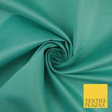 46 COLOURS Premium Plain Smooth Heavy Matt Duchess Bridal Satin Fabric Dress 60"