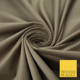 Beige 13 Wale Needlecord Corduroy Fabric Dress Upholstery 59" 10422