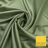 OVER 30 COLOURS Fine Silky Smooth Liquid Sateen Satin Dress Fabric Drape Lining