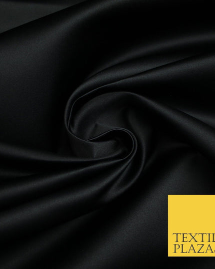 46 COLOURS Premium Plain Smooth Heavy Matt Duchess Bridal Satin Fabric Dress 60"