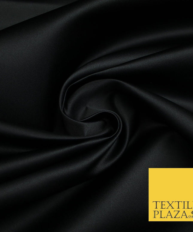 46 COLOURS Premium Plain Smooth Heavy Matt Duchess Bridal Satin Fabric Dress 60"