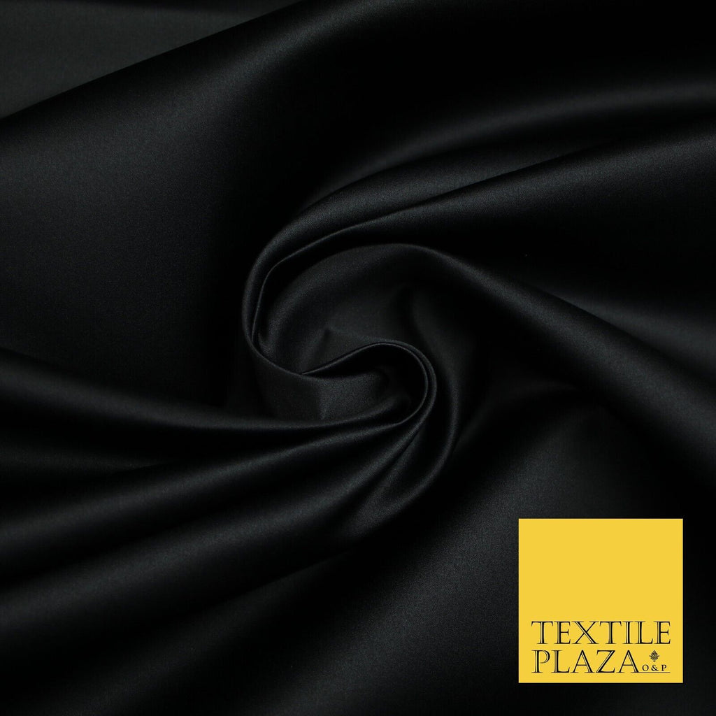 46 COLOURS Premium Plain Smooth Heavy Matt Duchess Bridal Satin Fabric Dress 60"