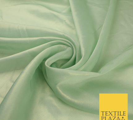 36 COLOURS - Fine Silky Metallic Foil Shimmer Satin Georgette Dress Fabric Drape