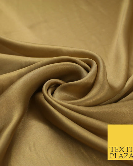 36 COLOURS - Fine Silky Metallic Foil Shimmer Satin Georgette Dress Fabric Drape