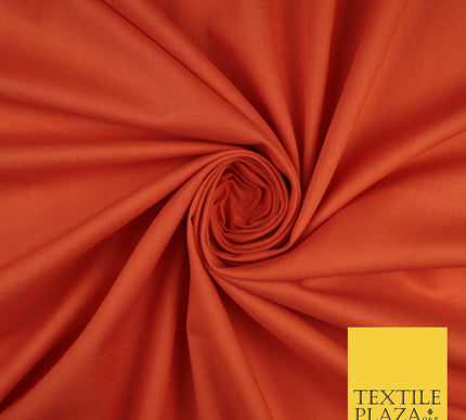 30 COLOURS - Plain Smooth Cotton Square Soft Fabric Dress Material Decor 56"