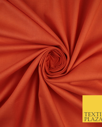 30 COLOURS - Plain Smooth Cotton Square Soft Fabric Dress Material Decor 56"