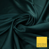 OVER 30 COLOURS Fine Silky Smooth Liquid Sateen Satin Dress Fabric Drape Lining
