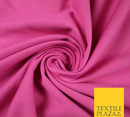 5 COLOURS - Plain Sweatshirt Stretch Fabric Knit Dress Top Material Brushed Back