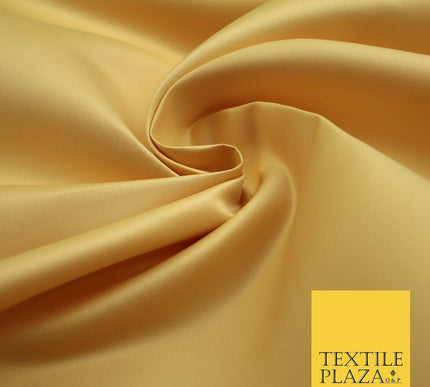 46 COLOURS Premium Plain Smooth Heavy Matt Duchess Bridal Satin Fabric Dress 60"