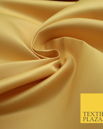 46 COLOURS Premium Plain Smooth Heavy Matt Duchess Bridal Satin Fabric Dress 60"