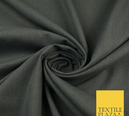 OVER 20 COLOURS - Plain Soft LINEN LOOK 100% Polyester Fabric Dress Craft 54"