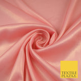 36 COLOURS - Fine Silky Metallic Foil Shimmer Satin Georgette Dress Fabric Drape
