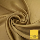 36 COLOURS - Fine Silky Metallic Foil Shimmer Satin Georgette Dress Fabric Drape