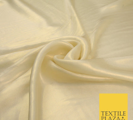 36 COLOURS - Fine Silky Metallic Foil Shimmer Satin Georgette Dress Fabric Drape