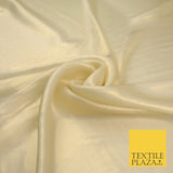 36 COLOURS - Fine Silky Metallic Foil Shimmer Satin Georgette Dress Fabric Drape