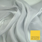 22 COLOURS - Soft Crystal Organza Shimmer Sheer Voile Draping Veil Dress Fabric