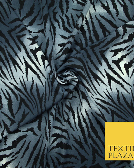Mix Floral Animal Abstract Printed Fine Crepe Polyester Summer Dress Fabric 58"