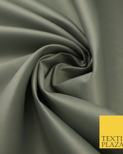 46 COLOURS Premium Plain Smooth Heavy Matt Duchess Bridal Satin Fabric Dress 60"
