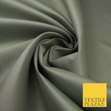 46 COLOURS Premium Plain Smooth Heavy Matt Duchess Bridal Satin Fabric Dress 60"