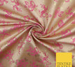 1 Metre / Fuchsia/Gold 10068
