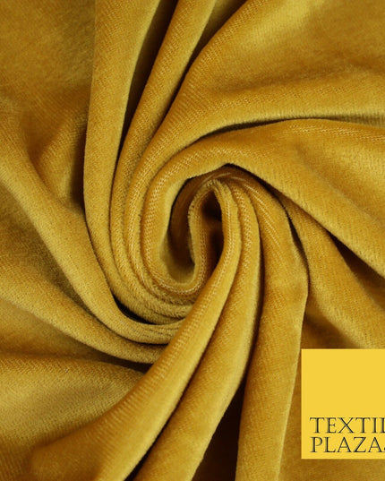 10 COLOURS - Soft Plain Velvet Velour Fabric Stretch Spandex Material - 65"